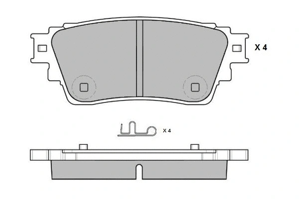 Brake Pad Set, disc brake (12-1792)