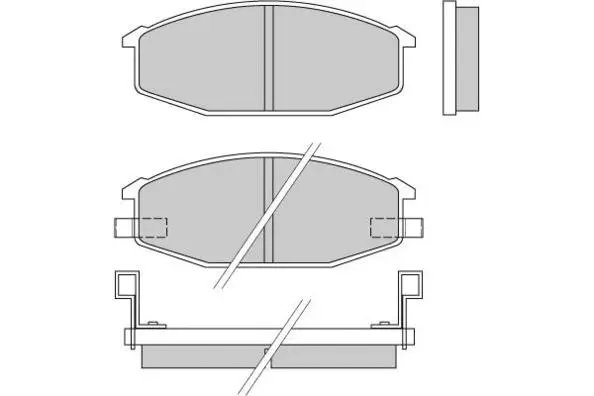 Brake Pad Set, disc brake (12-0273)