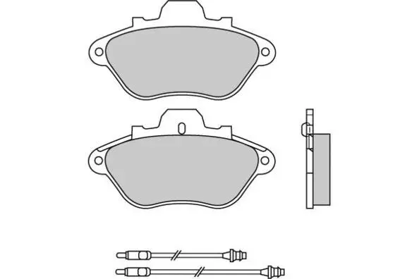 Brake Pad Set, disc brake (12-0430)