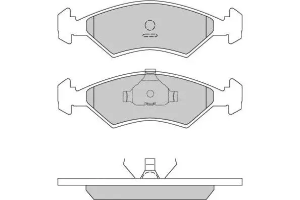 Brake Pad Set, disc brake (12-0163-1)