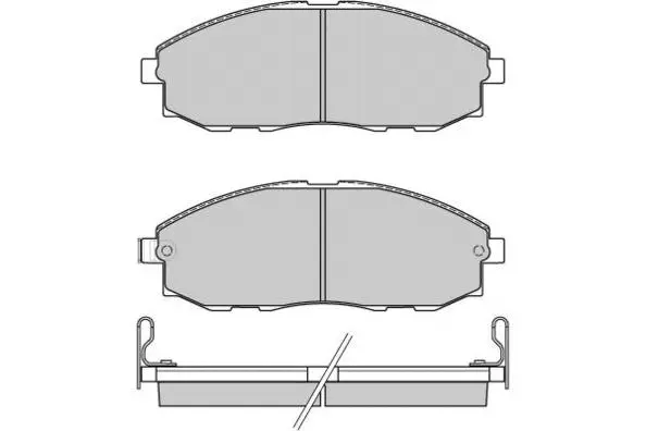 Brake Pad Set, disc brake (12-0828)