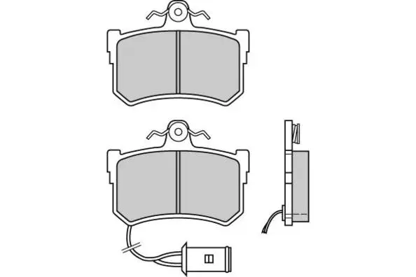 Brake Pad Set, disc brake (12-0395)