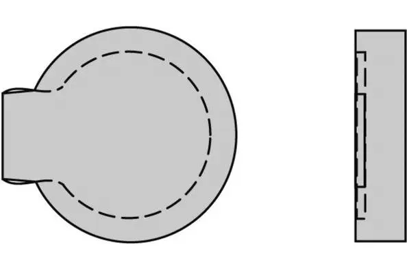 Brake Pad Set, disc parking brake (12-0122)