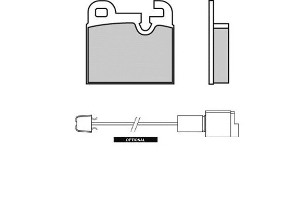 Brake Pad Set, disc brake (12-0145)