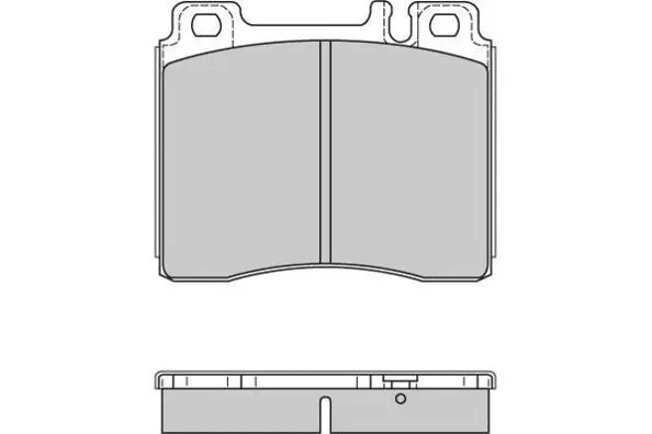 Brake Pad Set, disc brake (12-0657)