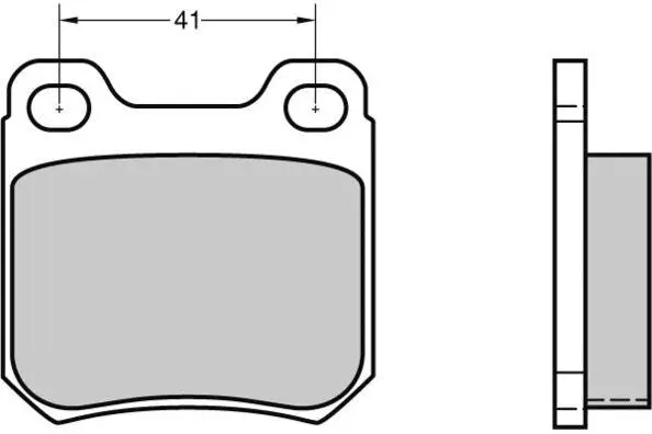 Brake Pad Set, disc brake (12-0412)