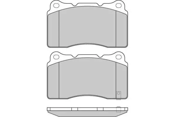Brake Pad Set, disc brake (12-1157)