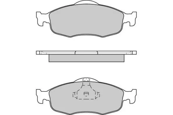 Brake Pad Set, disc brake (12-0592)
