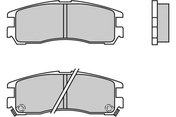 Brake Pad Set, disc brake (12-0428)