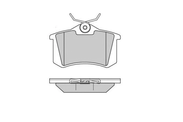 Brake Pad Set, disc brake (12-0806)