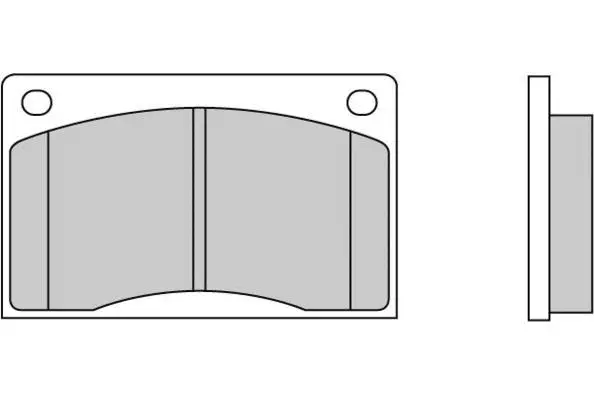 Brake Pad Set, disc brake (12-0477)