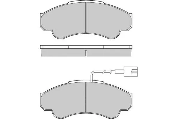 Brake Pad Set, disc brake (12-0998)