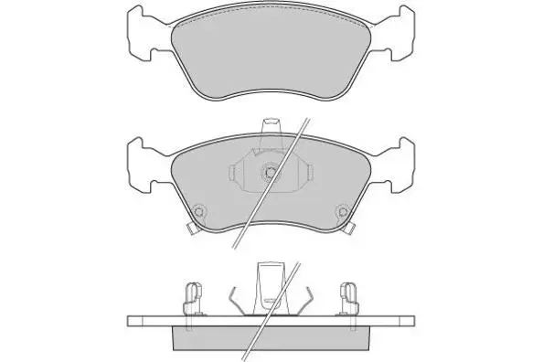 Brake Pad Set, disc brake (12-0814)