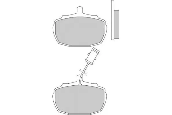 Brake Pad Set, disc brake (12-0206)