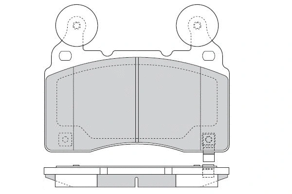 Brake Pad Set, disc brake (12-1578)
