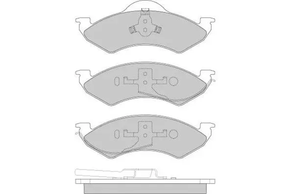 Brake Pad Set, disc brake (12-0919)