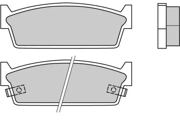 Brake Pad Set, disc brake (12-0347)