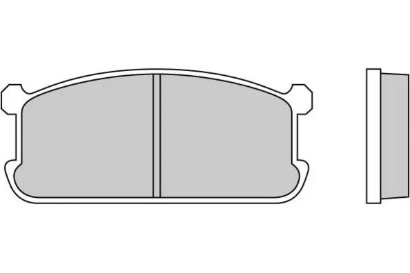 Brake Pad Set, disc brake (12-0192)