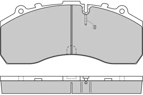 Brake Pad Set, disc brake (12-5316)