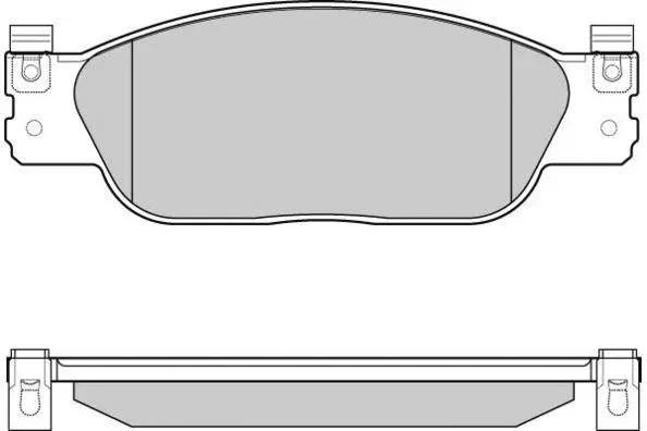 Brake Pad Set, disc brake (12-1224)