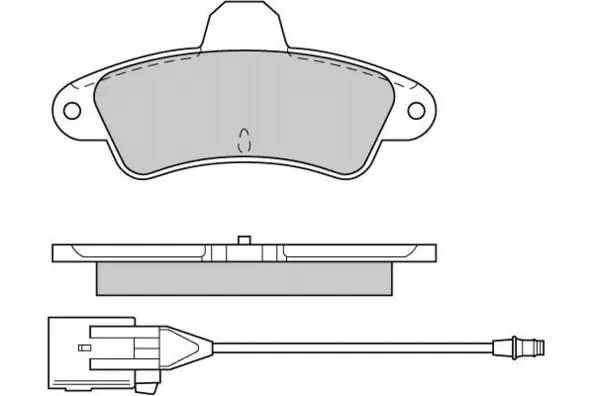 Brake Pad Set, disc brake (12-0562)