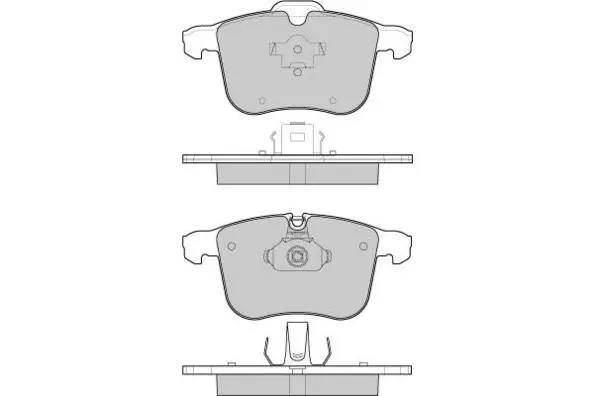 Brake Pad Set, disc brake (12-1109)