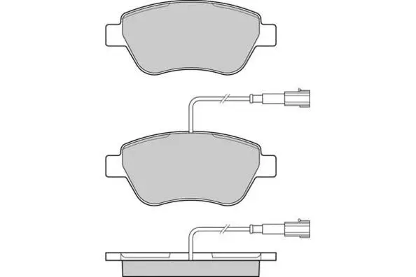 Brake Pad Set, disc brake (12-1243)