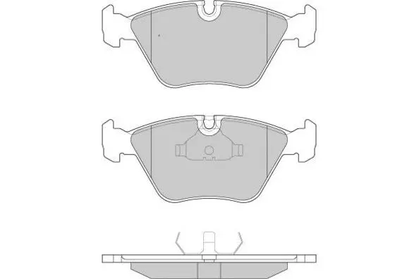 Brake Pad Set, disc brake (12-0665)