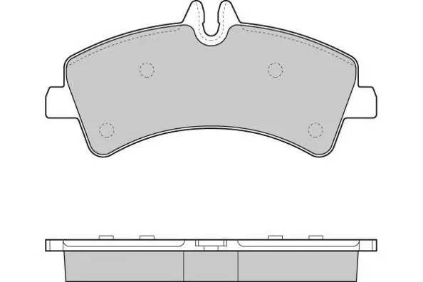 Brake Pad Set, disc brake (12-1291)