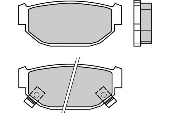Brake Pad Set, disc brake (12-0346)
