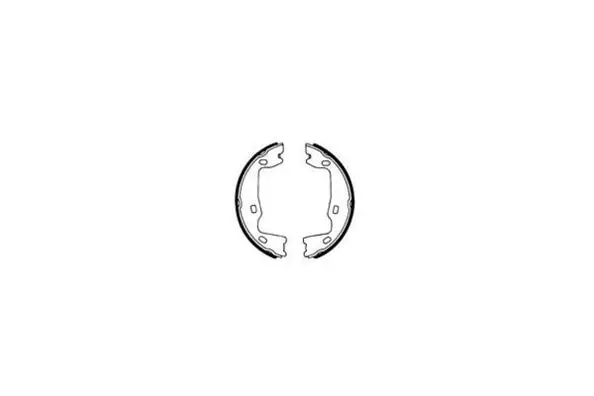Brake Shoe Set, parking brake (09-0253)