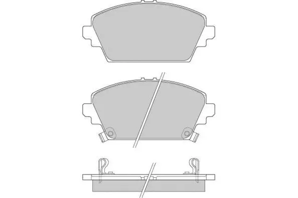 Brake Pad Set, disc brake (12-0870)