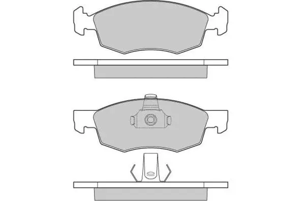 Brake Pad Set, disc brake (12-0951)