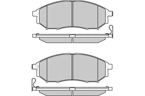 Brake Pad Set, disc brake (12-1350)