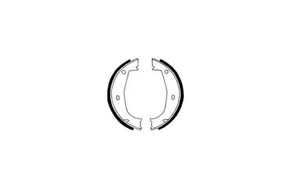 Brake Shoe Set, parking brake (09-0502)