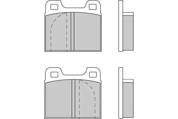 Brake Pad Set, disc brake (12-0088)