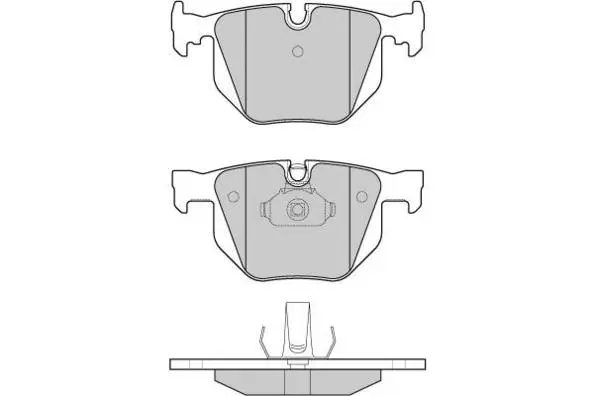 Brake Pad Set, disc brake (12-1102)