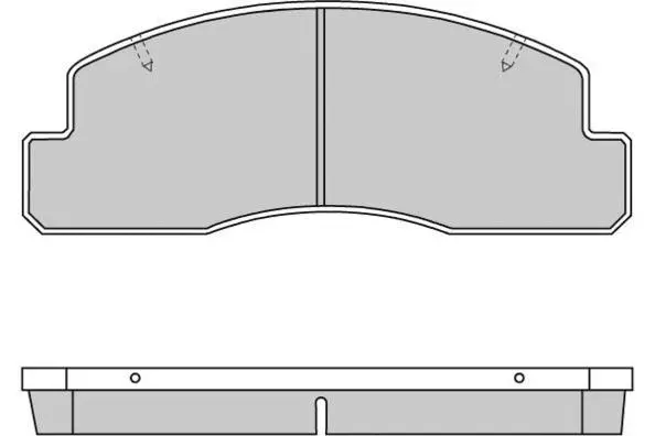 Brake Pad Set, disc brake (12-0696)