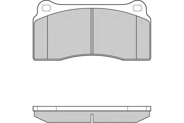 Brake Pad Set, disc brake (12-1153)