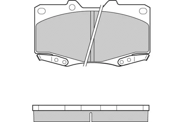 Brake Pad Set, disc brake (12-1319)