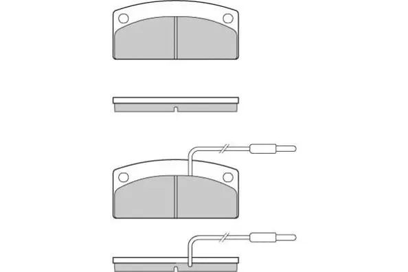 Brake Pad Set, disc brake (12-1002)