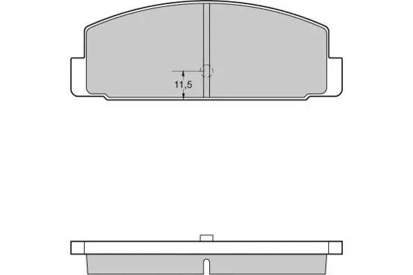 Brake Pad Set, disc brake (12-0954)