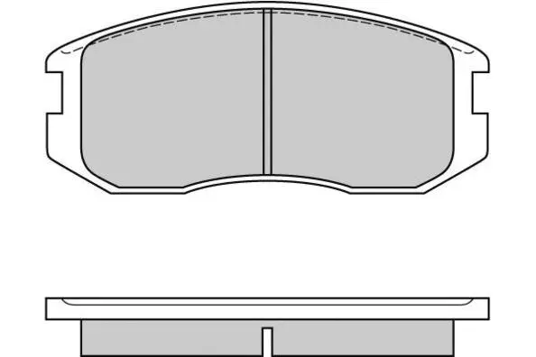 Brake Pad Set, disc brake (12-0558)