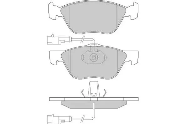 Brake Pad Set, disc brake (12-0673)