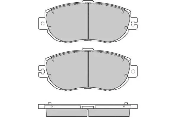 Brake Pad Set, disc brake (12-0754)