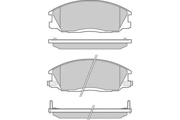 Brake Pad Set, disc brake (12-0909)