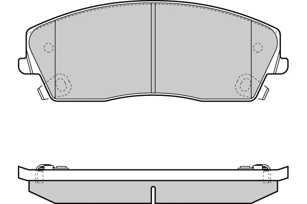Brake Pad Set, disc brake (12-1389)