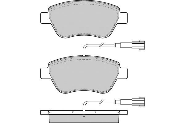 Brake Pad Set, disc brake (12-1425)