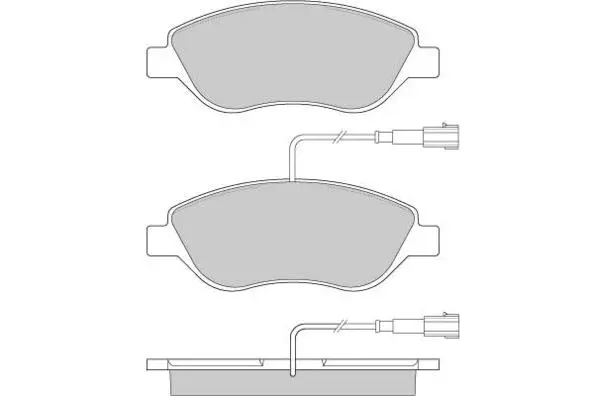Brake Pad Set, disc brake (12-0944)