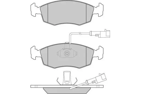 Brake Pad Set, disc brake (12-0817)